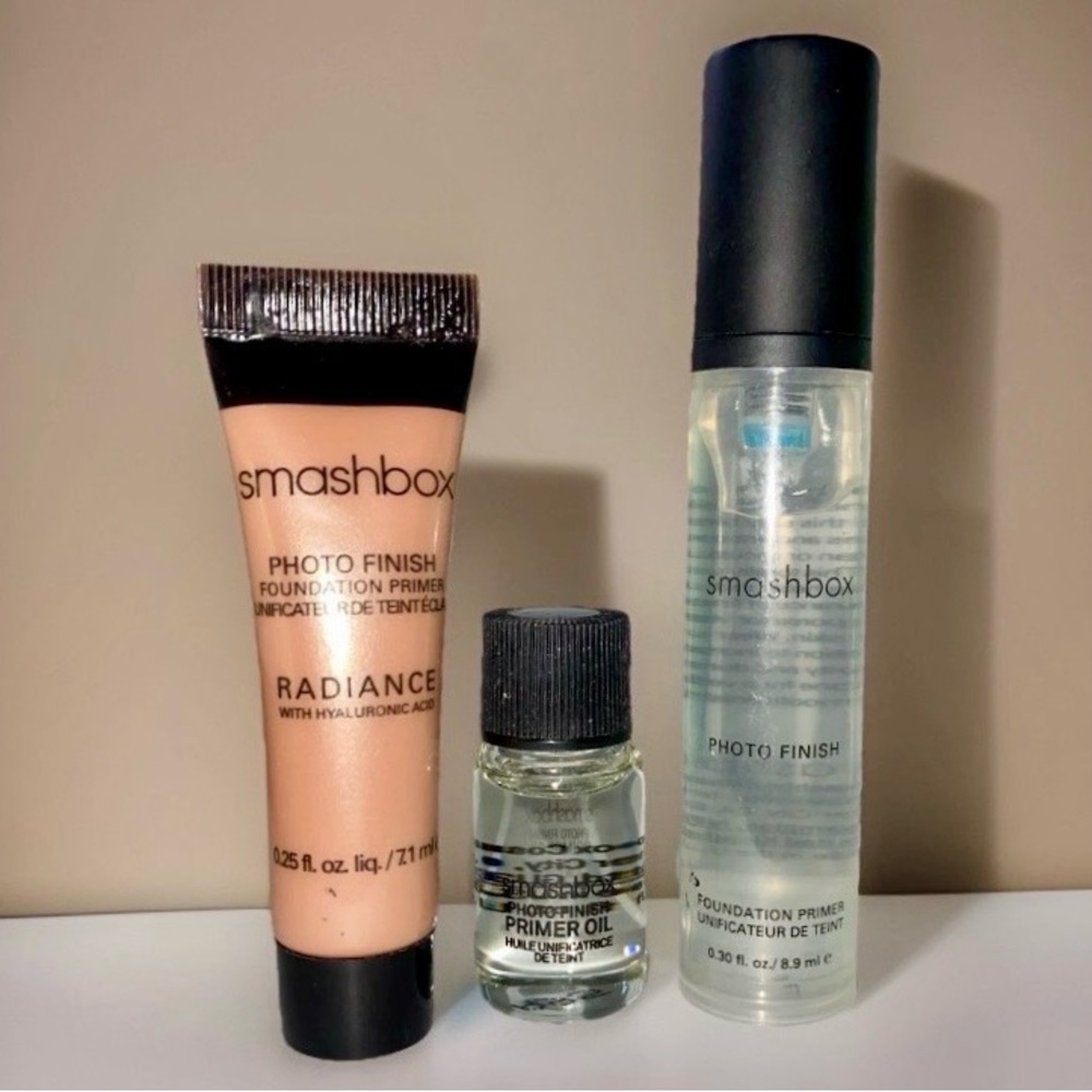 NEW 3pc Smashbox Photo Finish Primer Set | Travel Size | Discontinued | Radiance